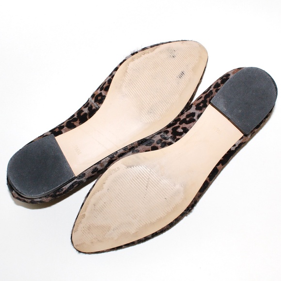 Talbots Leopard Print Ballet Flats in Calf Hair - Picture 12 of 14